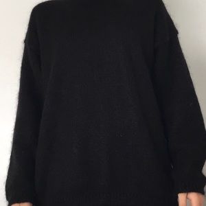 Vintage A.K.F. Black mohair sweater
